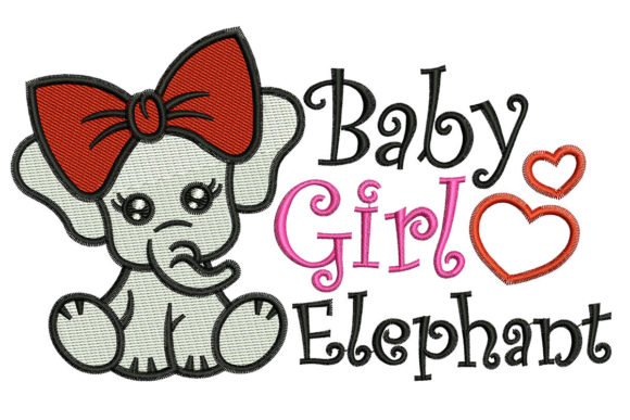 Baby Girl Elephant Embroidery Review