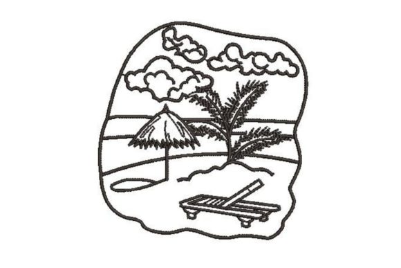 Beach Scene Embroidery: A Designer’s Review