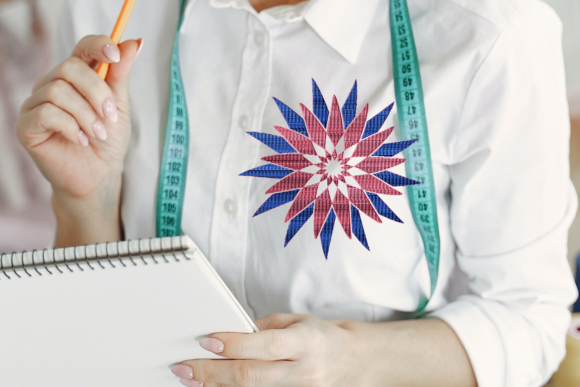 Blue Pink Mandala: Craft Fair Design Review
