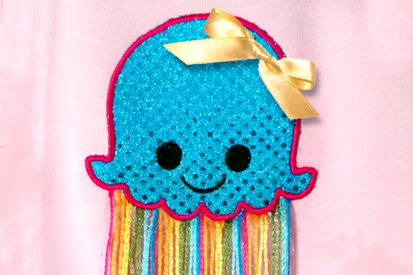 Cartoon Jellyfish: A Playful Design for Handmade Markets