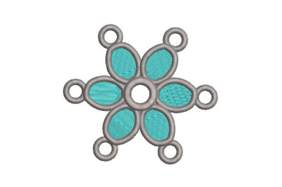 Circular Figure Embroidery Design