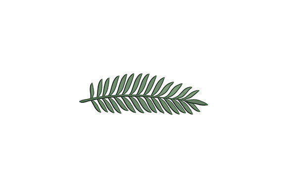 Green Fern Leaf