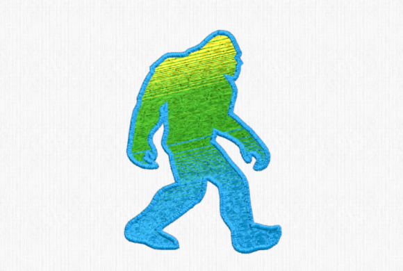 Ombre Bigfoot Silhouette: A Designer's Review