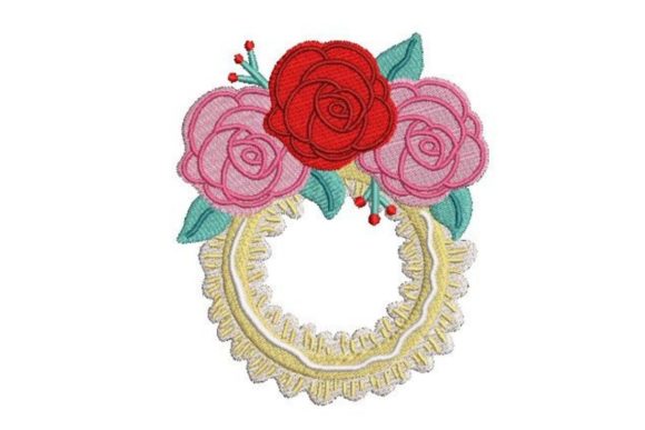 Prom Corsage Embroidery Design