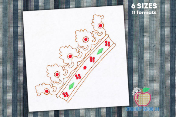 Royal Crown Embroidery Design Review for Small Business Merch